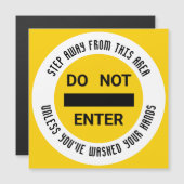 Meats食品衛生洗浄手磁気カード (正面/裏面)