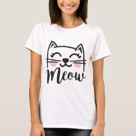 Meaw the Playful Cat Tシャツ