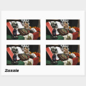 MECAの2008年の死んだフェスティバル 長方形シール (シート)