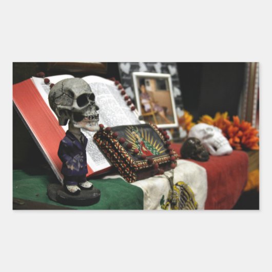 MECAの2008年の死んだフェスティバル 長方形シール (正面)