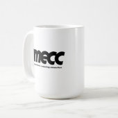 MECCロゴマグ(大) コーヒーマグカップ (正面左)