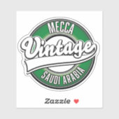 Meccaサウジアラビアヴィンテージロゴ シール (シート)