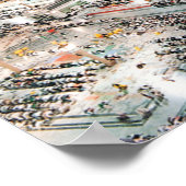 Mecca Al-Masjid an-Nabawi at Maghrib祈りの言葉値 ポスター (角)