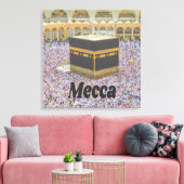 Mecca Saudi Arabiaイスラム教で最も神聖な都市、カアバ キャンバスプリント (インサイチュ (リビング))
