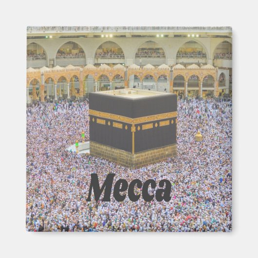 Mecca Saudi Arabiaイスラム教で最も神聖な都市、カアバ マグネット (正面)