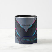 Mecha Fuel Cell | Personalized Gamer Coffee Mug マグカップ (中央)