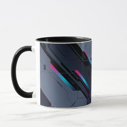 Mecha Fuel Cell | Personalized Gamer Coffee Mug マグカップ (左)