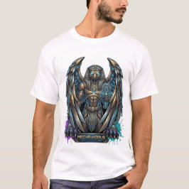 Mecha-Horus Egyptian Deity - Futuristic Mechanical Tシャツ