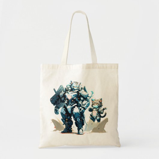MechaCatトートバッグ – American Shorthair トートバッグ (正面)