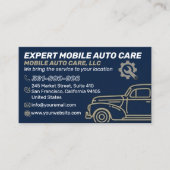 Mechani Service Auto Repair & Car AC Specialist   名刺 (正面)