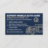 Mechani Service Auto Repair & Car AC Specialist 11 名刺 (正面)
