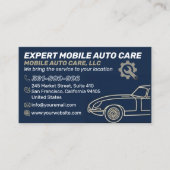 Mechani Service Auto Repair & Car AC Specialist 12 名刺 (正面)
