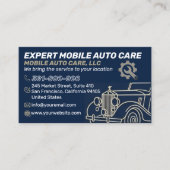 Mechani Service Auto Repair & Car AC Specialist  1 名刺 (正面)