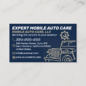 Mechani Service Auto Repair & Car AC Specialist  3 名刺 (正面)