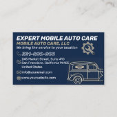 Mechani Service Auto Repair & Car AC Specialist  4 名刺 (正面)