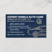 Mechani Service Auto Repair & Car AC Specialist  5 名刺 (正面)