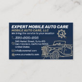 Mechani Service Auto Repair & Car AC Specialist  6 名刺 (正面)