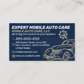 Mechani Service Auto Repair & Car AC Specialist  7 名刺 (正面)