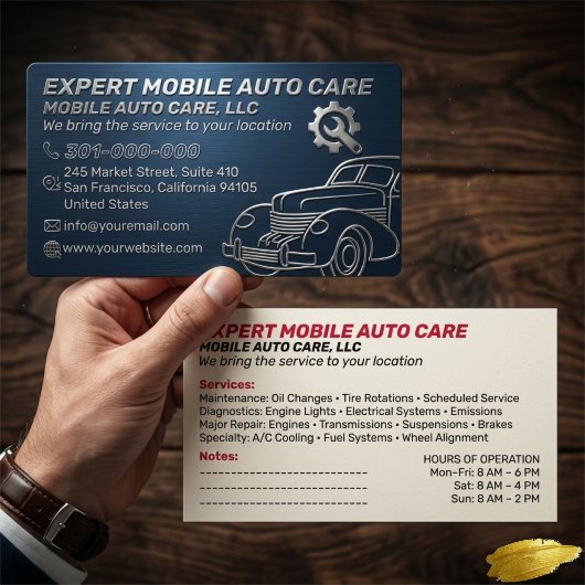 Mechani Service Auto Repair & Car AC Specialist  7 名刺