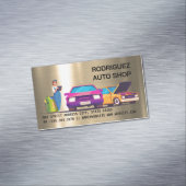 Mechanic Auto Repair Shop マグネット名刺 (インサイチュ)