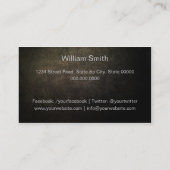 Mechanic Business card 名刺 (裏面)