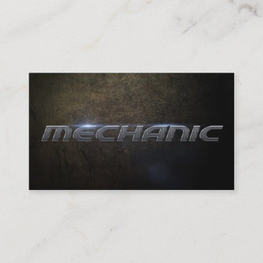 Mechanic Business card 名刺 (正面)