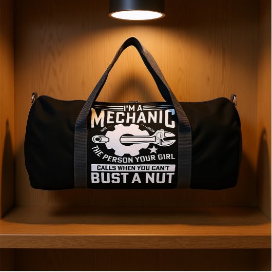 Mechanic Bust A Nut ダッフルバッグ