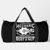 Mechanic Bust A Nut ダッフルバッグ (正面)