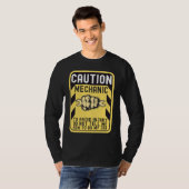 Mechanic Caution Handyman Repairman Tシャツ (正面フル)