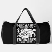 Mechanic Engineers Need Heroes ダッフルバッグ (正面)