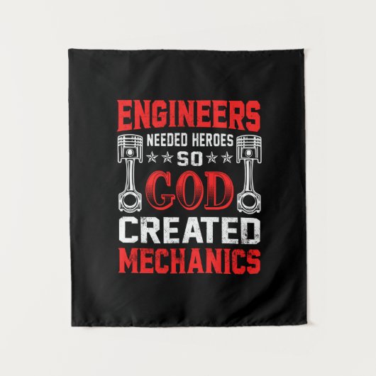 Mechanic Engineers Needed Heroes タペストリー (正面)