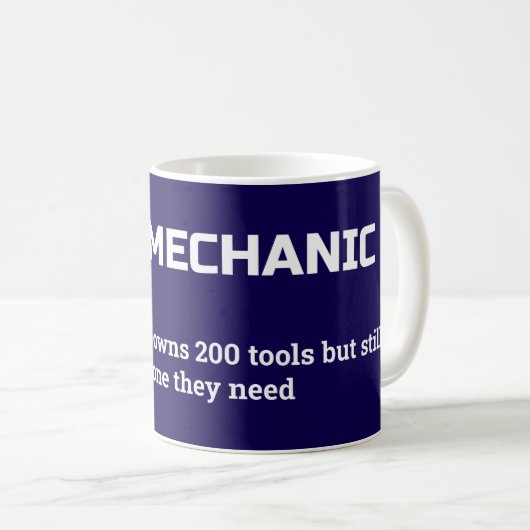 Mechanic Humor – Auto Mechanic Definition Mug コーヒーマグカップ (正面右)