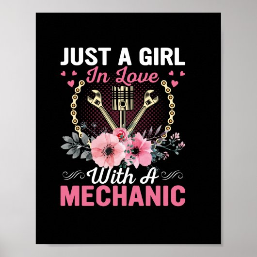 Mechanic Just A Girl In Love With A Mechanic ポスター (正面)