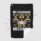 Mechanic My Husband Is A Mechanic ゴルフタオル (インサイチュ)