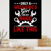 Mechanic Only A Mechanic's Girl ポスター (キッチン)