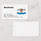 mechanic services editable   business card 名刺 (正面/裏面)