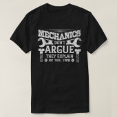 Mechanic Work Repairman Costume Mechanical Worker  Tシャツ (デザイン正面)
