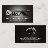 Mechanic Wrench | Car Repair Fix 名刺 (正面/裏面)