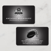 Mechanic Wrench Car Repair Logo 名刺 (正面/裏面)