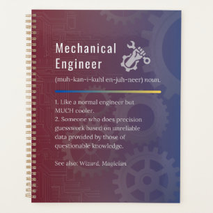 Mechanicalエンジニアおもしろい定義 プランナー手帳