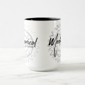 Mechanicalエンジニアのギアスケッチ マグカップ (中央)