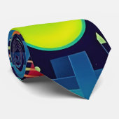 Mechanical抽象化による監視 ネクタイ (ロール)