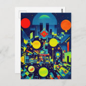 Mechanical抽象化による監視 ポストカード (正面/裏面)