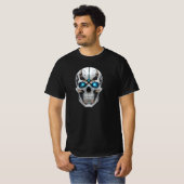 Mechanical AI Skull Tシャツ (正面フル)