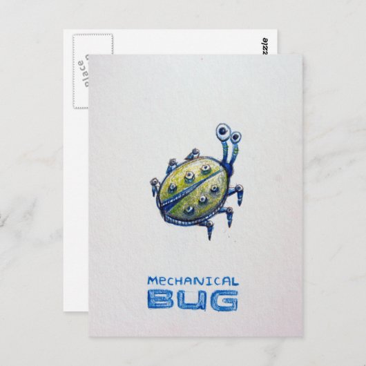 Mechanical Bugポストカード ポストカード (正面/裏面)