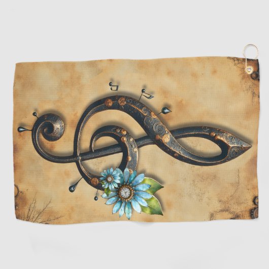 Mechanical  clef  ゴルフタオル (横)