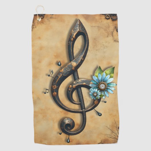 Mechanical  clef  ゴルフタオル (正面)