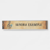 Mechanical  clef  サインプレート (正面)