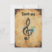 Mechanical  clef  サンキューカード (正面)