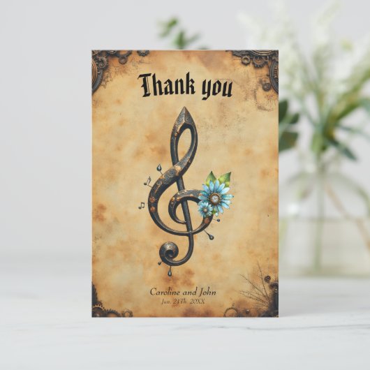 Mechanical  clef  サンキューカード (スタンド正面)